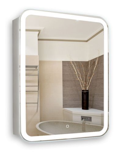 Зеркало-шкаф Azario Фиджи LED-00002364 60х15х75 подвесной цвет белый