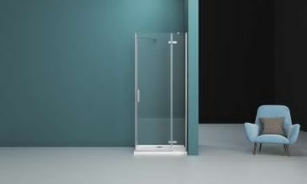 Душевой уголок BelBagno KRAFT KRAFT-AH-12-90/80-C-Cr-R 90х80 стекло прозрачное профиль хром без поддона