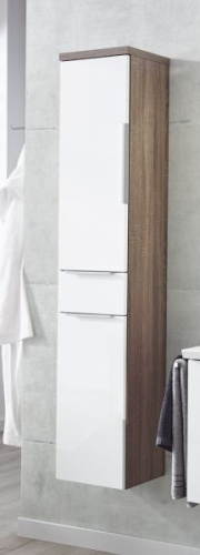 Шкаф-пенал Puris Star Line HNA053A7WL(722/161) 30х30х163 подвесной цвет белый