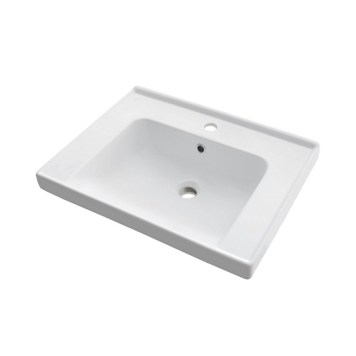 Раковина керамическая Dreja Grace 641600 71х47 подвесная цвет белый 1 отверстие под смеситель