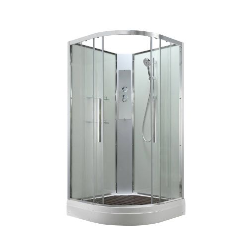 Душевая кабина AvaCan EM EM2010NT 100х100 четверть круга без крыши ориентация универсальная