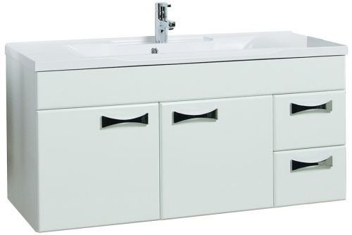 Тумба под раковину Aquaton Диор 1A167701DR010 98х44х54 подвесная цвет белый