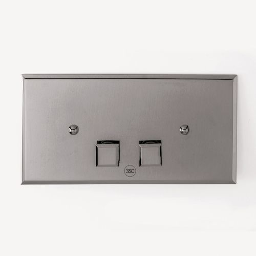 Клавиша смыва пневматическая 3SC Square Plaque SQL00SL цвет хром