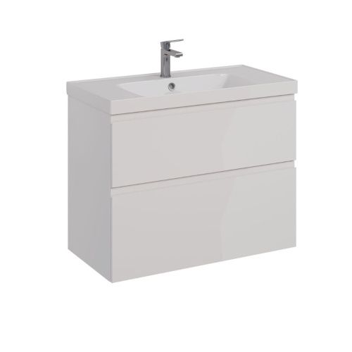 Тумба под раковину LeMark Veon LM01V90T 87х45х68 напольная/подвесная цвет белый
