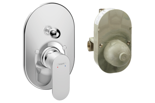 Смеситель Hansgrohe Rebris S 72448000 встраиваемый в стену хром