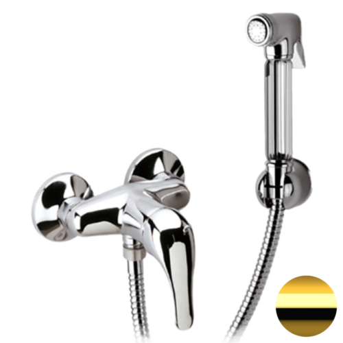 Гигиенический душ со смесителем Remer C332REZDO золото глянцевое