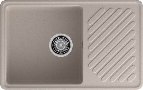 Кухонная мойка Granfest Quarz 52 песочный 75х48 цвет бежевый поверхность матовая