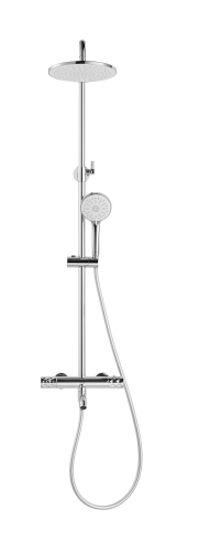 Душевая стойка Arrow AG3317SHCP настенная цвет хром с термостатом