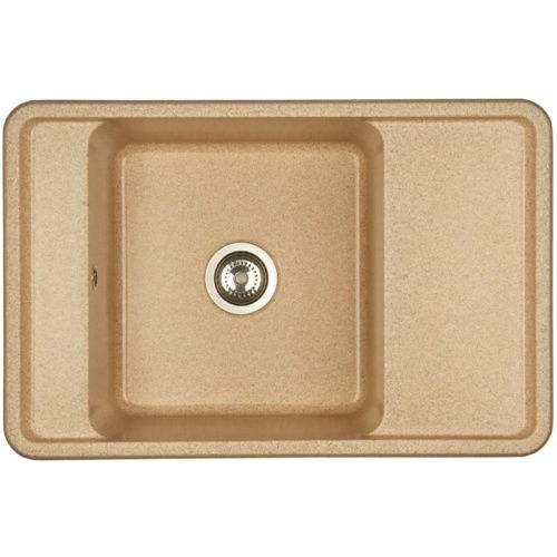 Кухонная мойка Aquaton БЕЛЛИС 1A725032BS220 78х51 цвет песочный поверхность матовая