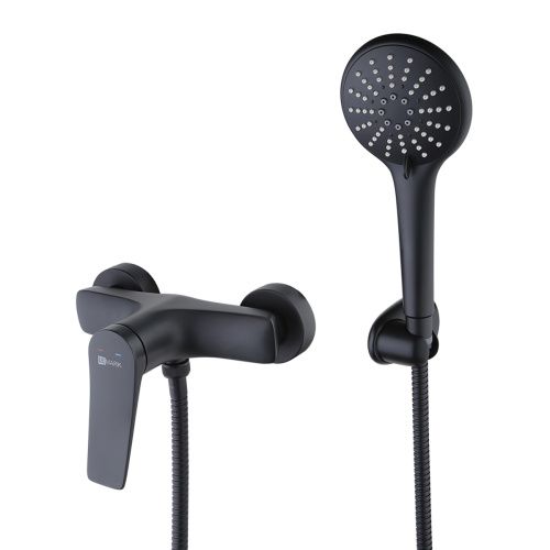 Смеситель для душа LeMark Bronx LM3703BL настенный черный