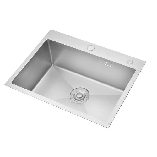 Кухонная мойка Azario Sabrina AZS5050S 50х50 цвет серебро