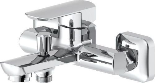 Смеситель для ванны с душем Aquanet Cinetic AF120-20С настенный хром
