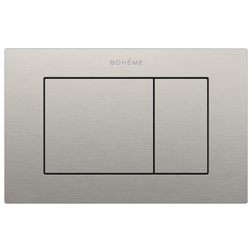 Клавиша смыва механическая Boheme 650/2-NB цвет никель брашированный