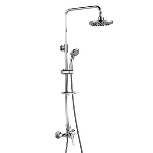 Душевая стойка Rossinka A A35-45 настенная цвет хром