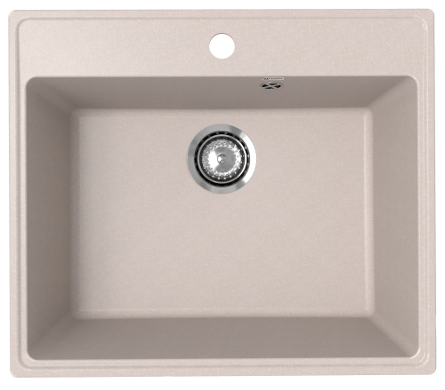 Кухонная мойка Ulgran Quartz Forte 580-10 58х50 цвет песочный