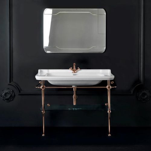 Консоль под раковину Kerasan Waldorf 9203K2oro 120х42х82 напольная цвет золото