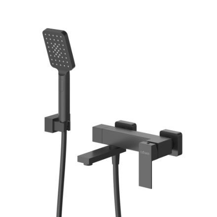 Смеситель Cezares SLIDER SLIDER-VD-NOP настенный черный матовый