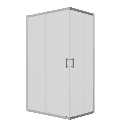 Душевой уголок Ambassador Kingston 14011101 120х80 стекло прозрачное профиль хром глянцевый без поддона