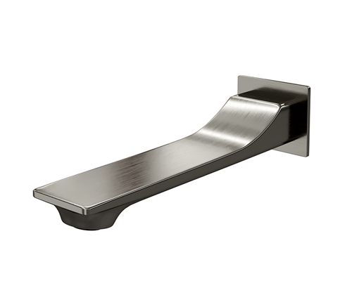 Излив для ванны WasserKRAFT Wiese 8400 A176 встраиваемый оружейная сталь