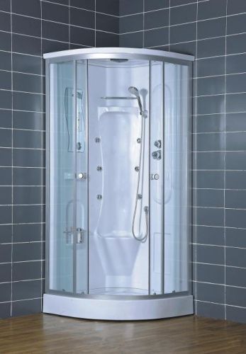 Душевая кабина Loranto CS-005 CS-005 100*100 100х100 четверть круга с крышей ориентация универсальная