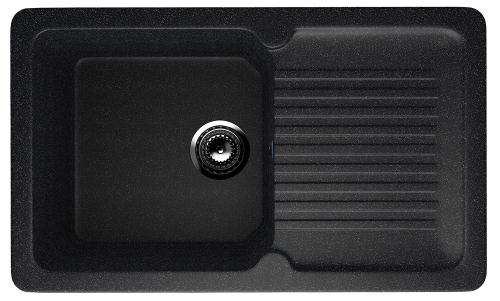Кухонная мойка Ulgran Classic U-506-308 77х50 цвет черный