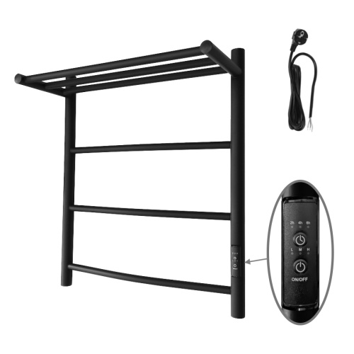 Полотенцесушитель Маргроид Вид 4 04-6050-1051-9005R 53х60 электрический черный матовый