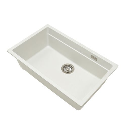 Кухонная мойка Grandex Aqua 500301 73х45 цвет белый поверхность матовая