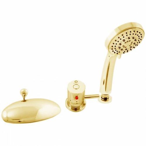 Смеситель RavSlezak DT270.5SZ на борт ванны золото