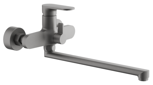 Смеситель для ванны и душа BELZ B22713-3 настенный оружейная сталь