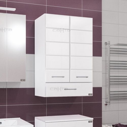 Шкаф СанТа Омега 407005 60х30х90 подвесной цвет белый