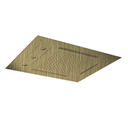 Верхний душ Almar Chromotherapy E044190.HB латунь брашированная/шлифованная