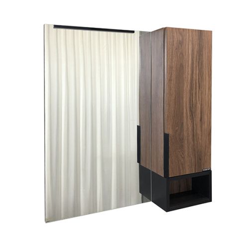 Зеркало-шкаф Comforty Штутгарт 00004151037CF 73х16х80 подвесной цвет дуб темно-коричневый