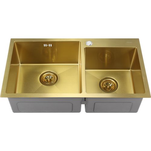 Кухонная мойка Melana ProfLine S7843HG золото 78х43 цвет золото поверхность матовая