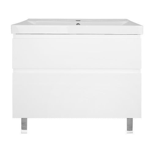 Тумба с раковиной Azario Мила CS00091366 82х47х87 напольная цвет белый матовый