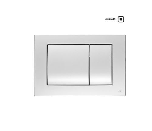 Клавиша смыва механическая Oli METAL DUAL 656006 цвет хром матовый