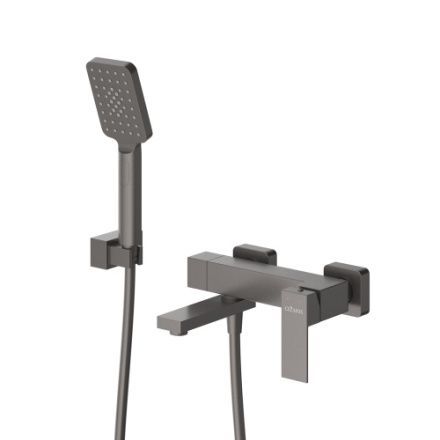 Смеситель Cezares SLIDER SLIDER-VD-GM настенный оружейная сталь