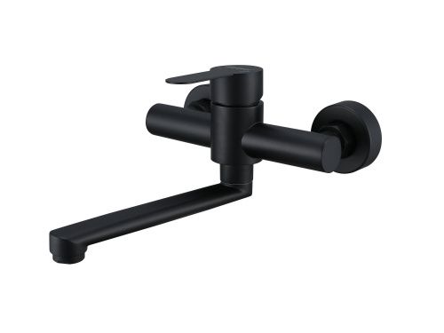 Смеситель для ванны и душа Fmark FS8207H настенный черный