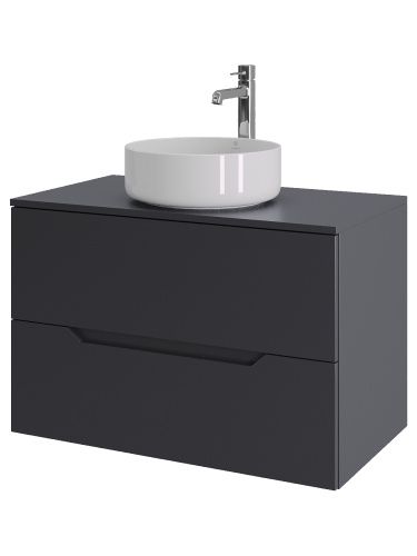 Тумба с раковиной Orange Line Li-80TugMDF+B09-360W 81х46х66