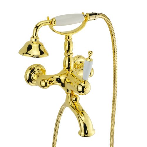 Смеситель для ванны Migliore OXFORD 19164 настенный золото