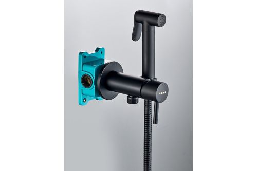 Гигиенический душ со смесителем ALMAes Benito AL-859-05 черный