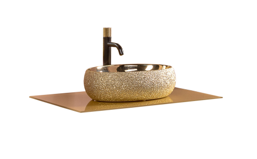 Столешница Armadi Art Monaco 853-080-G 81х52 накладная цвет золото