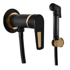 Гигиенический душ со смесителем RavSlezak COLORADO CO347/1CMATZ черный матовый