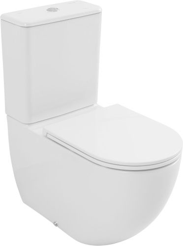 Чаша унитаза подвесная Allen Brau Priority Tornado 4.31006.20 цвет белый без сиденья безободковая душевой смыв