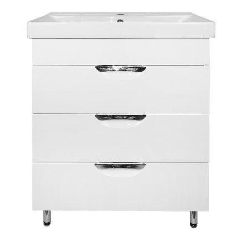 Тумба с раковиной Azario Соло CS00092805 72х48х90 напольная цвет белый