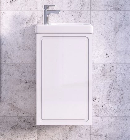 Тумба TA-MBO-40PR-blanco 40x22x65 + Раковина P-UM-COM40/1 Taliente