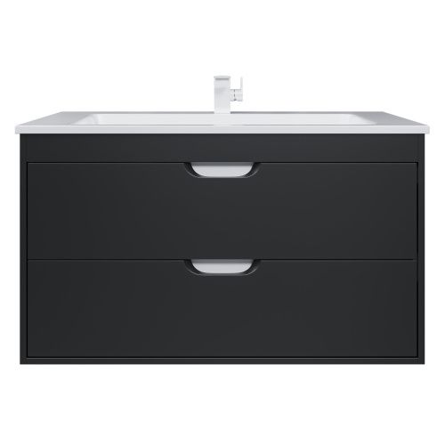 Тумба с раковиной Uperwood UPD Modul 393020553 97х45х57 цвет черный матовый