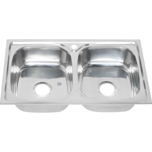 Кухонная мойка Melana 040 t (*8) 81х48 цвет хром