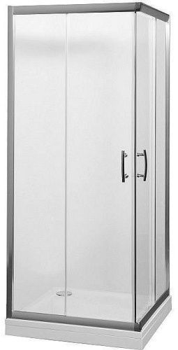 Душевой уголок Aquanet Alfa NAA1142 100х100 стекло прозрачное профиль хром глянцевый без поддона