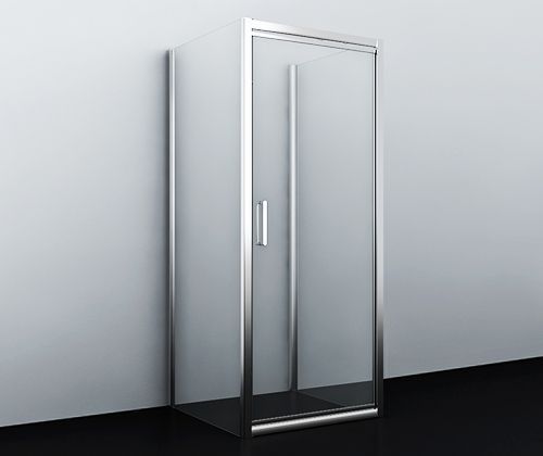 Душевой уголок Wasserkraft 27I43 90х90 стекло прозрачное профиль хром глянцевый без поддона