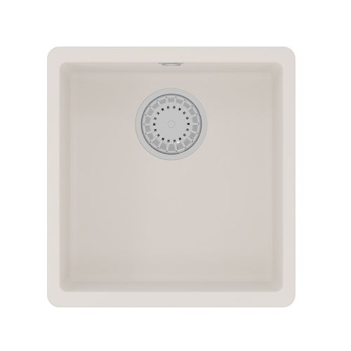 Кухонная мойка LeMark Sinara 400-u 9910064 40х42 цвет белый поверхность матовая